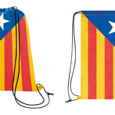 Bolsa mochila bandera Cataluña personalizada